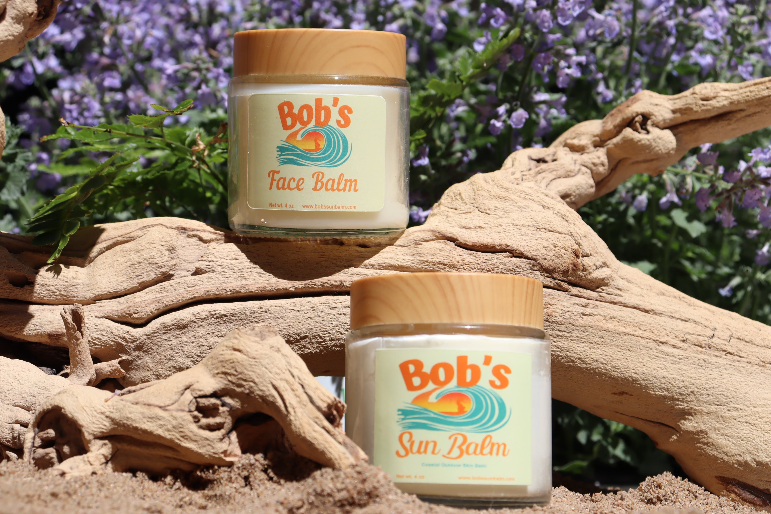 Sun Balm + Face Balm Combo (2) 4 oz.